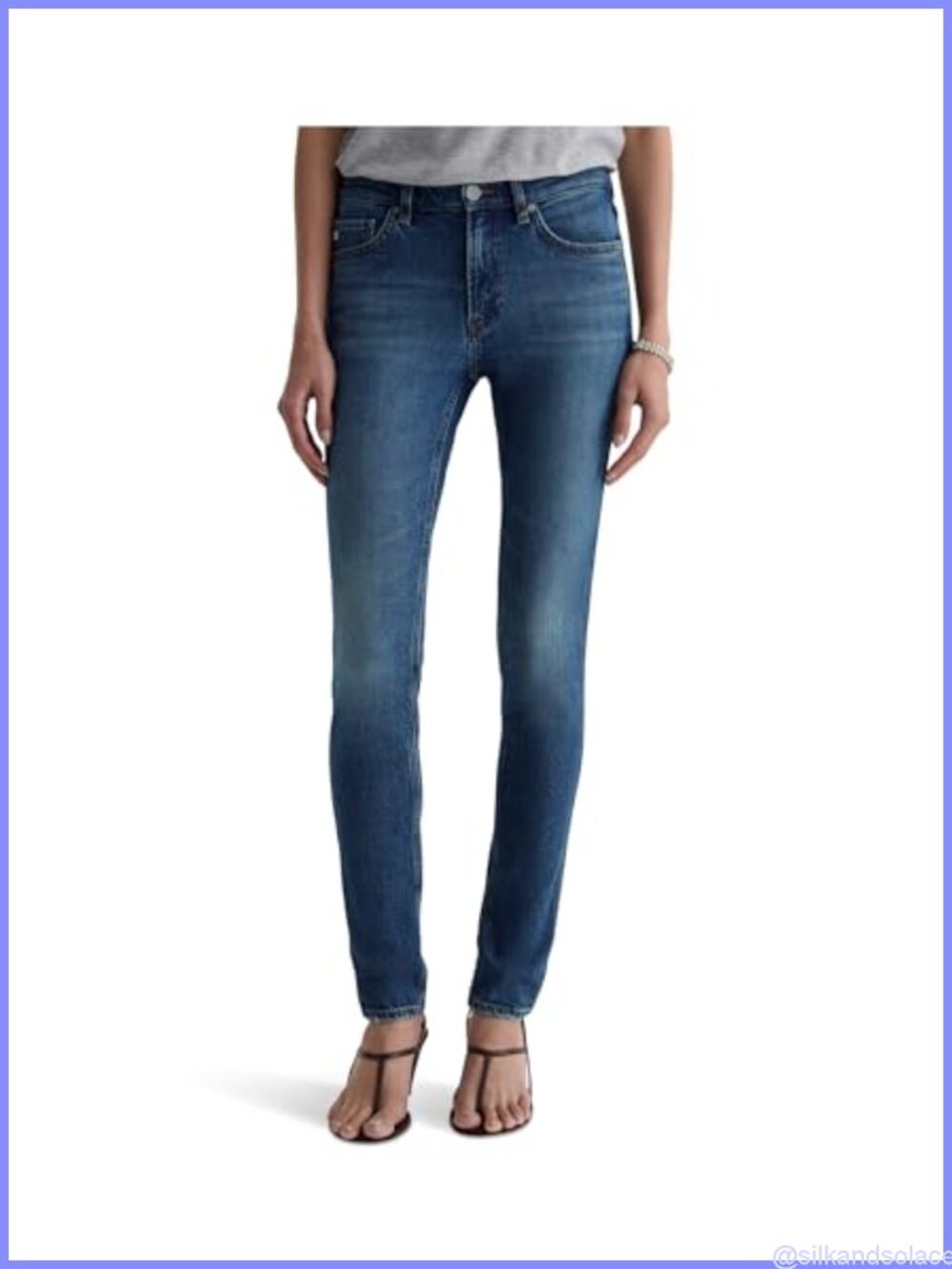 AG Jeans Quinn Low Rise Skinny Fit Hip-Hugging Silhouette